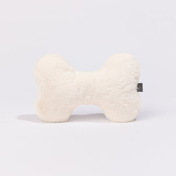 PillowVilla Faux Bunny Fur Luxury Dog Toy JOY-Dog Toy-PillowVilla- Silver Circle Pets