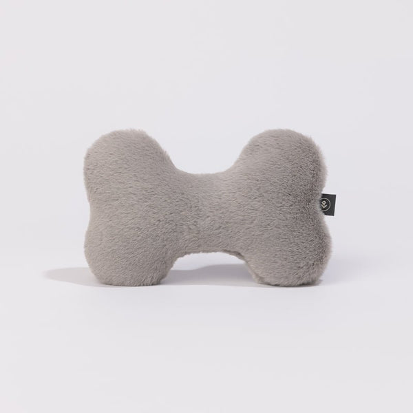 PillowVilla Faux Bunny Fur Luxury Dog Toy JOY-Dog Toy-PillowVilla- Silver Circle Pets
