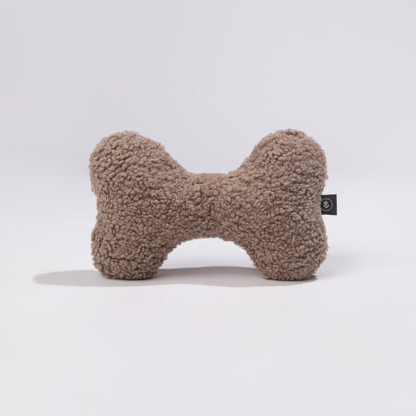 PillowVilla Faux Fur Luxury Dog Toy JOY-Dog Toy-PillowVilla- Silver Circle Pets