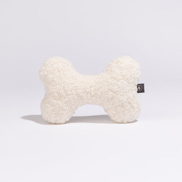 PillowVilla Faux Fur Luxury Dog Toy JOY-Dog Toy-PillowVilla- Silver Circle Pets