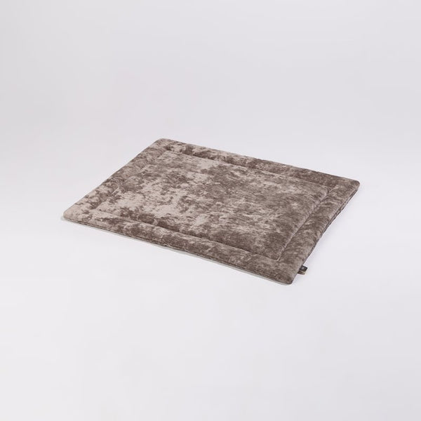 PillowVilla Luxury Dog Bed LOUNGE Travel Mat-Dog Bed-PillowVilla- Silver Circle Pets