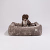 PillowVilla Memory Foam Dog Bed LOUNGE-Dog Bed-PillowVilla- Silver Circle Pets