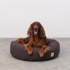 PillowVilla Micro-Chenille Dog Bed PUFFY-Dog Bed-PillowVilla- Silver Circle Pets