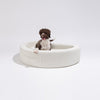 PillowVilla Recycled Olefin Dog Bed CUDDLY BEAN-Dog Bed-PillowVilla- Silver Circle Pets