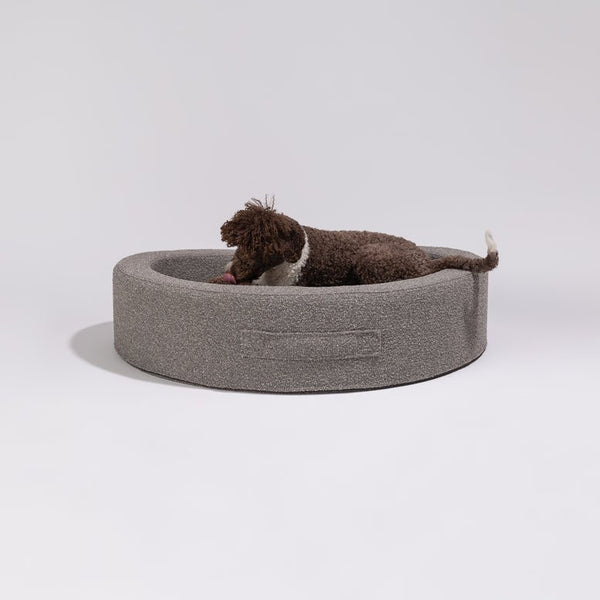 PillowVilla Recycled Olefin Dog Bed CUDDLY BEAN-Dog Bed-PillowVilla- Silver Circle Pets