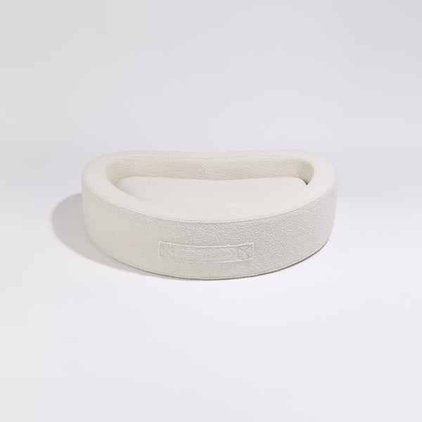 PillowVilla Recycled Olefin Dog Bed CUDDLY BEAN-Dog Bed-PillowVilla- Silver Circle Pets
