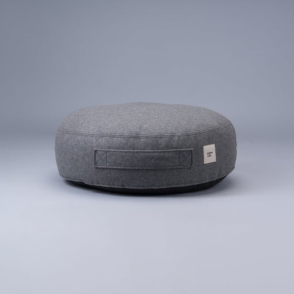PillowVilla Recycled Wool Dog Bed COMFY-Dog Bed-PillowVilla- Silver Circle Pets