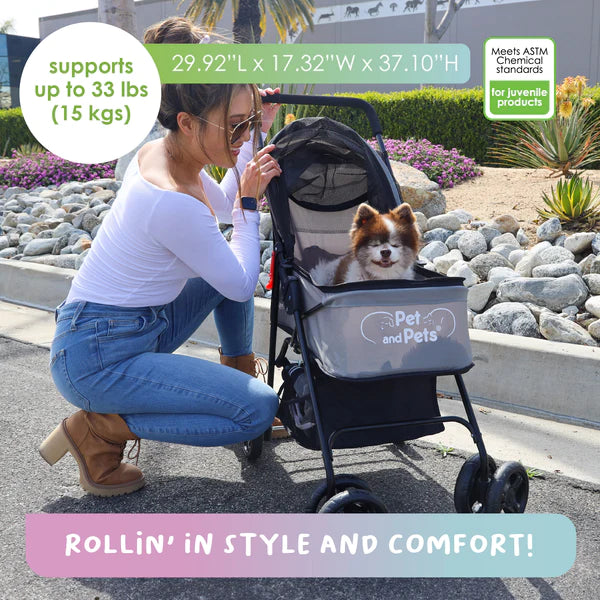 Petique Rollin' Pet Stroller