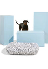Settle Dalmatian Bolster Dog Bed | Eco-Friendly | UK Made-Dog Beds-Settle- Silver Circle Pets