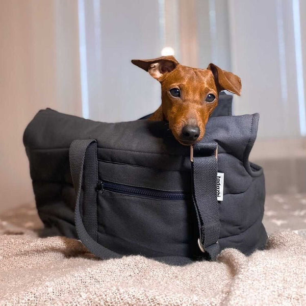 Tadazhi Rio Dog Carrier Bag-Pet Carrier-tadazhi- Silver Circle Pets