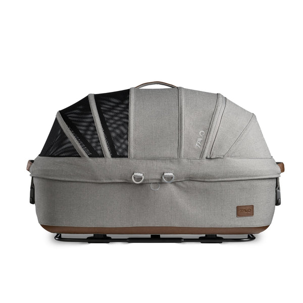 Tavo Pets Maeve Pet Car Seat Including Base | Side Impact Protection-Pet Car Seat-Tavo Pets- Silver Circle Pets