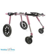 Walkin’ Wheels Full Support/4-Wheel MEDIUM (11 to 30 kg)-Dog Wheel Chair-Walkin Wheels- Silver Circle Pets