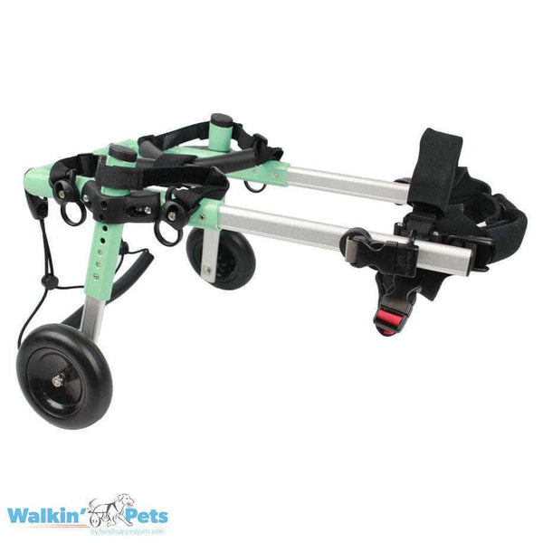 Walkin Wheels® SMALL Rear Dog Wheelchair (3.5 - 11kg)-Dog Wheelchairs-Walkin Wheels- Silver Circle Pets
