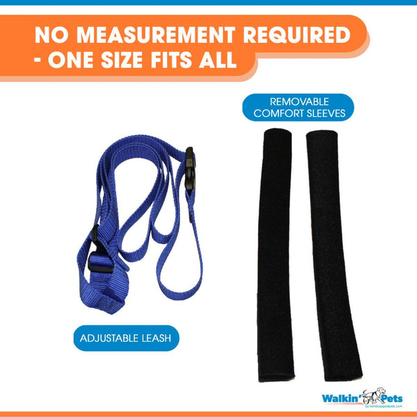 Walkin’ Wheels - Up-n-Go Leash-Dog Harness-Walkin Wheels- Silver Circle Pets