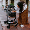 WonderFold P2 3-in-1 Pet Stroller Travel System-Pet Strollers-WonderFold- Silver Circle Pets