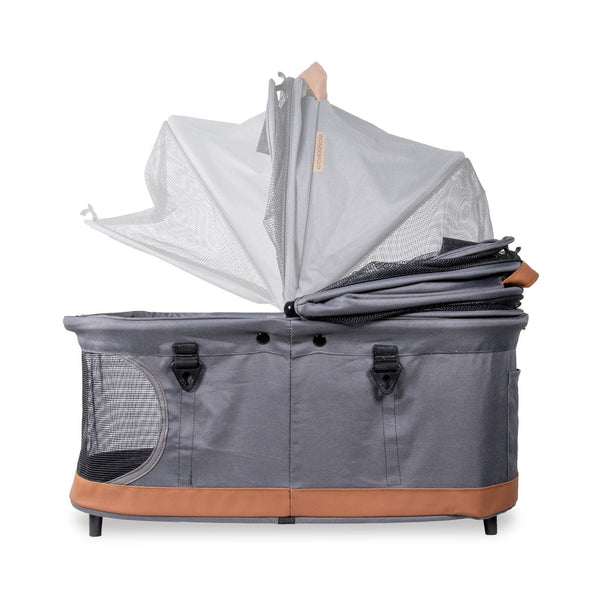 WonderFold P2 3-in-1 Pet Stroller Travel System-Pet Strollers-WonderFold- Silver Circle Pets