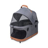 WonderFold P2 3-in-1 Pet Stroller Travel System-Pet Strollers-WonderFold- Silver Circle Pets