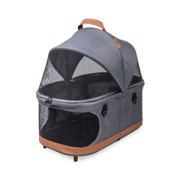 WonderFold P2 3-in-1 Pet Stroller Travel System-Pet Strollers-WonderFold- Silver Circle Pets