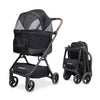 WonderFold P20 Bella Pet Stroller | AutoFold™ Technology-Pet Strollers-WonderFold- Silver Circle Pets