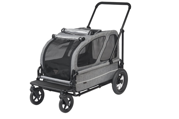 AirBuggy Cube Carriage Pet Cart | Integrated Ramp | Modular Roof