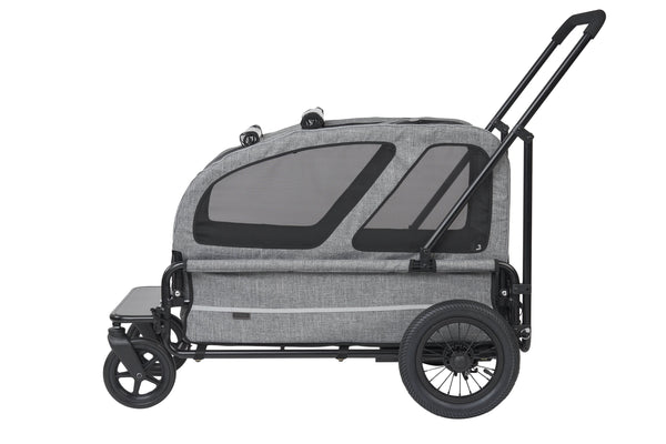 AirBuggy Cube Carriage Pet Cart | Integrated Ramp | Modular Roof