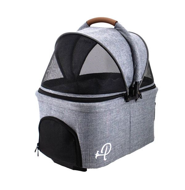 Petique 3-in-1 Tri-Fold Pet Stroller Travel System