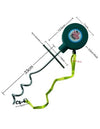 3SixtyFun Tie-out Stake - Petique- Silver Circle Pets