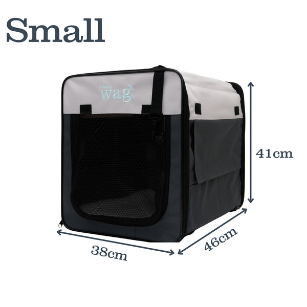 Henry Wag Folding Fabric Travel Pet Crate | 5 Sizes