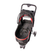 Buddies on the Go! 3-Wheel Pet Buggy | Supports Up To 15kg Pet Strollers Buddies on the go! Silver Circle Pets 