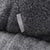 William Walker Dog Bed Comfy Cloud - Luxury Dog Beds Label - Dark Grey - Silver Circle Pets