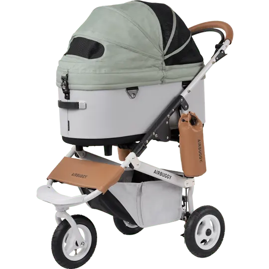AirBuggy DOME 3 Brake Pet Stroller & Travel System | Handbrake | Slim Fold