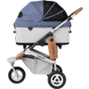 AirBuggy DOME 3 Brake Pet Stroller & Travel System | Handbrake | Slim Fold