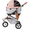 AirBuggy DOME 3 Brake Pet Stroller & Travel System | Handbrake | Slim Fold