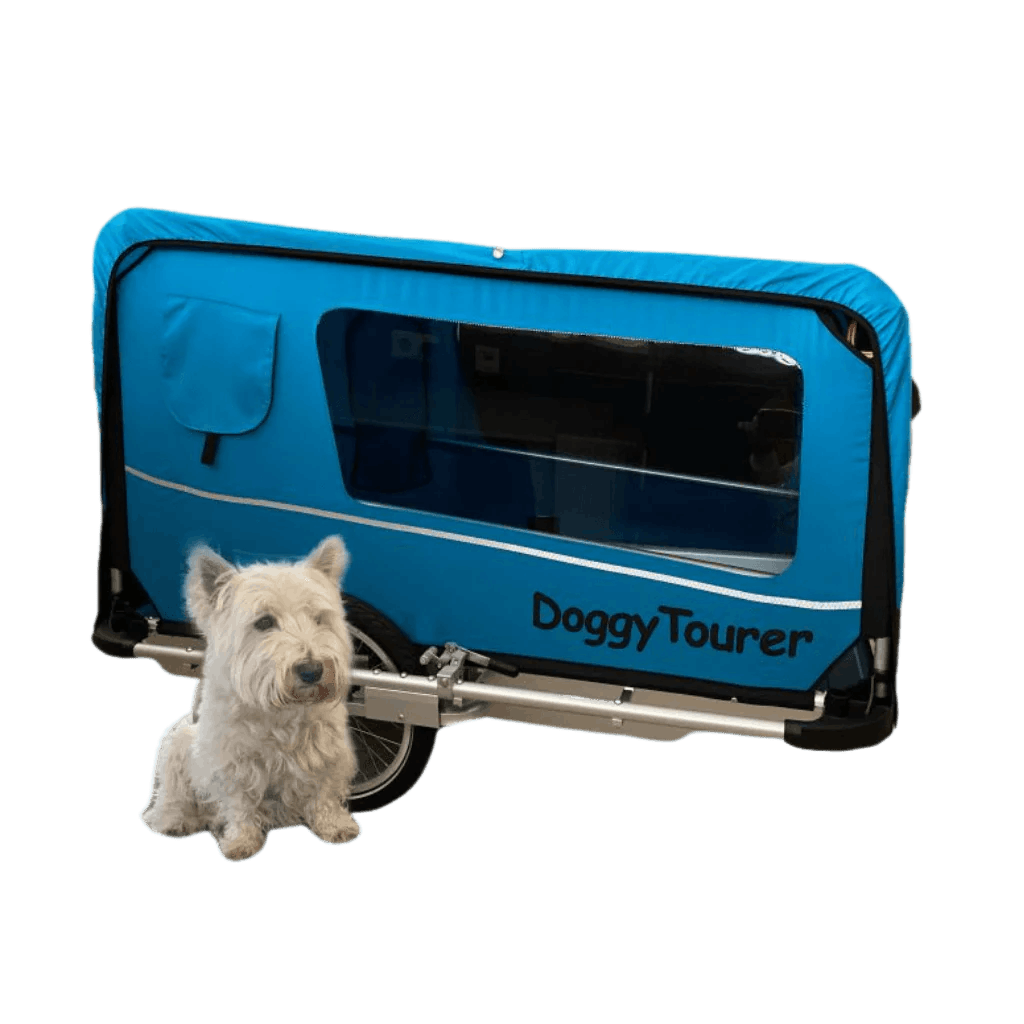 Doggy Tourer Beethoven XL Dog Bike Trailer | Silver Circle Pets