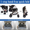 HPZ Pet Rover XL Stroller | Extra-Long Expandable Pet Strollers HPZ Pet Rover Silver Circle Pets 