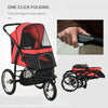 PawHut 164V 3-Wheel Dog Jogging Stroller