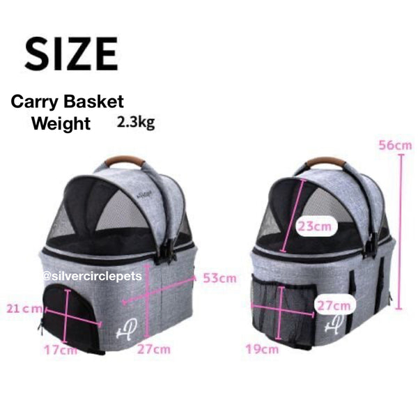 Petique Petique 3-in-1 Pet Stroller Travel System