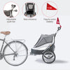 InnoPet Sporty Deluxe Pet Pram & Dog Bike Trailer with Free Rain Cover