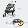 InnoPet Sporty Deluxe Pet Pram & Dog Bike Trailer with Free Rain Cover