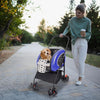 Ibiyaya 5-in-1 Combo EVA Pet Carrier/Stroller | Luxury Package Pet Strollers Ibiyaya Silver Circle Pets 