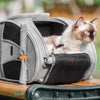 Ibiyaya Adventure Cat Carrier Backpack Pet Accessories Ibiyaya Silver Circle Pets 