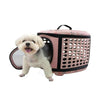 Ibiyaya Collapsible Traveling Hand Pet Carrier Pet Accessories Ibiyaya Silver Circle Pets 