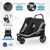 Ibiyaya Grand Cruiser Large Dog Stroller | + Exclusive Free Gift Pet Strollers Ibiyaya Silver Circle Pets 