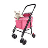 Ibiyaya® Astro Go Lite Dog Pram Pet Strollers Ibiyaya Silver Circle Pets 