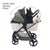 Ibiyaya® Retro Luxe Large Pet Stroller, Silver Circle Pets, Pet Strollers, Ibiyaya, 