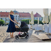 Ibiyaya® Retro Luxe Large Pet Stroller | + Exclusive Free Gift Pet Strollers Ibiyaya Silver Circle Pets 