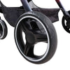 Ibiyaya® Retro Luxe Large Pet Stroller | + Exclusive Free Gift Pet Strollers Ibiyaya Silver Circle Pets 