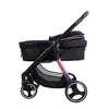 Ibiyaya® Retro Luxe Large Pet Stroller | + Exclusive Free Gift Pet Strollers Ibiyaya Silver Circle Pets 