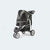 InnoPet® Monaco Dog Pram With Rain Cover, Silver Circle Pets, Pet Strollers, Innopet,