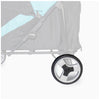 Innopet Mamut Back Wheel Pet Stroller Replacement Part Innopet Silver Circle Pets 